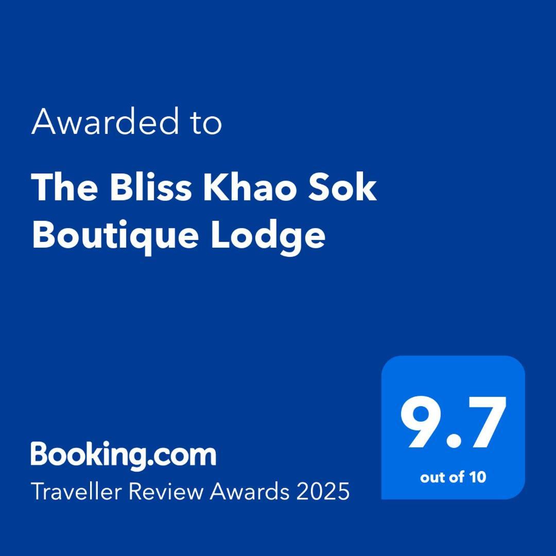 The Bliss Khao Sok Boutique Lodge Khao Sok National Park Exteriör bild
